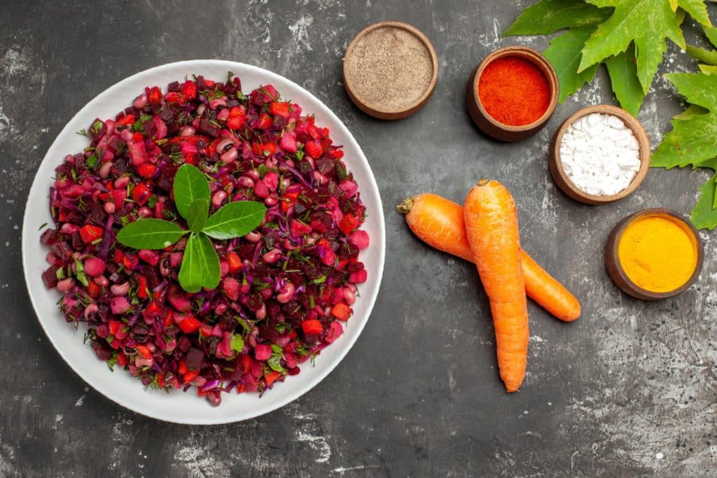 سلطة البنجر والرمان